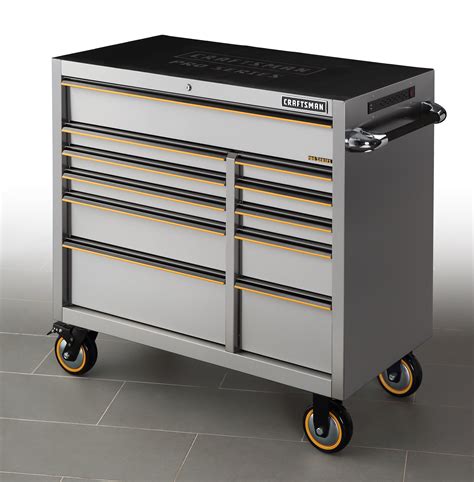 craftsman pro series stainless steel tool box|craftsman tool storage clearance.